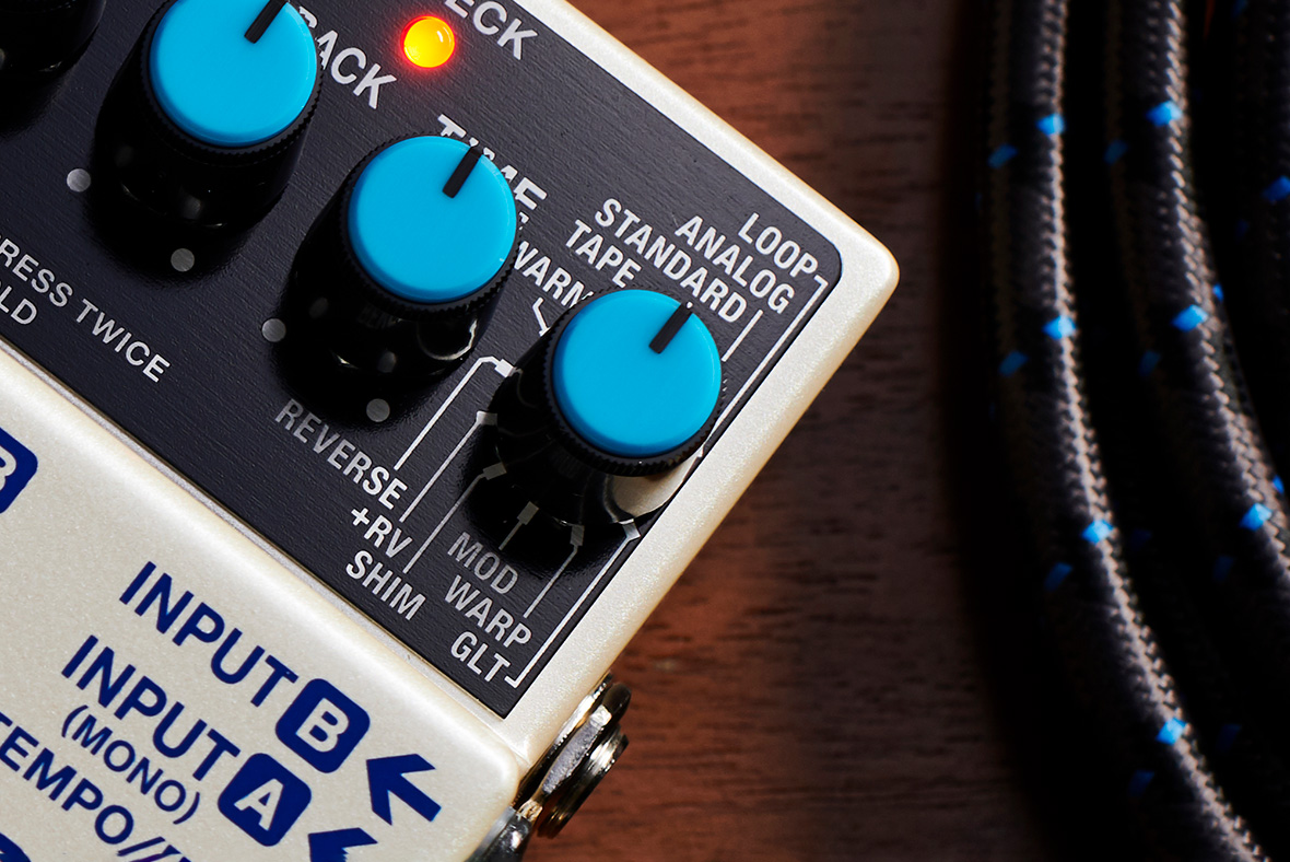 Boss DD-8 guitar delay pedal.