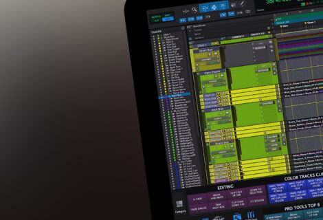Edit window in Avid Pro Tools.