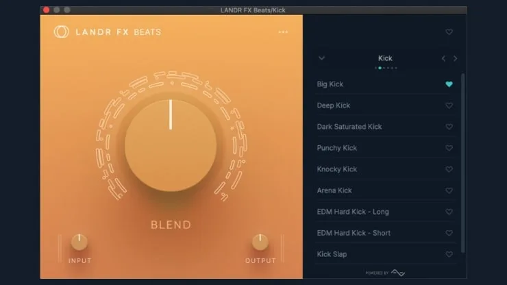 LANDR FX Suite Beats audio plugin.