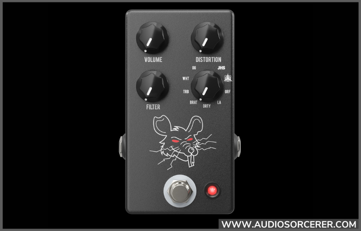 JHS PackRat 9-way Rodent-style Distortion Pedal.