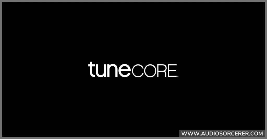 Tunecore digital music distribution logo.