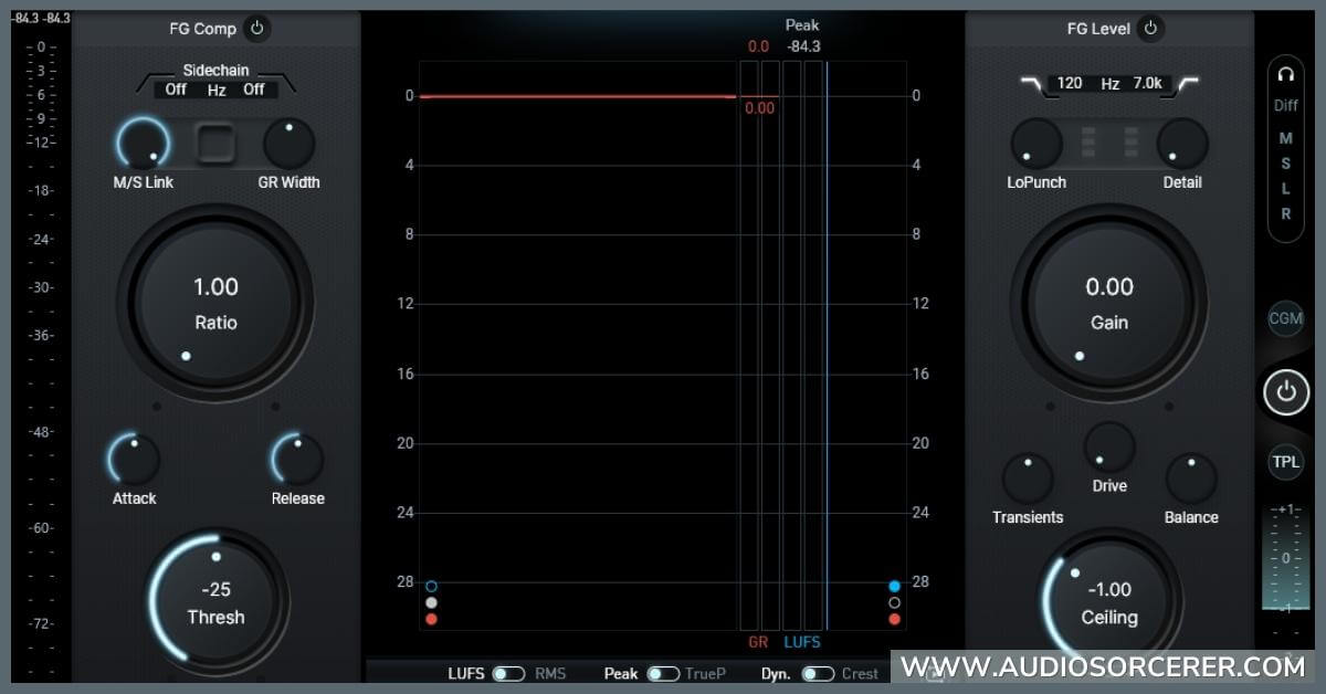 Slate Digital FG-X2 mastering true peak limiter.