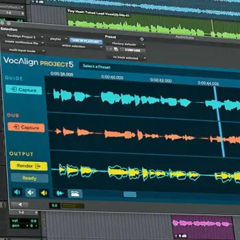 Synchro Arts VocALign vocal alignment software.