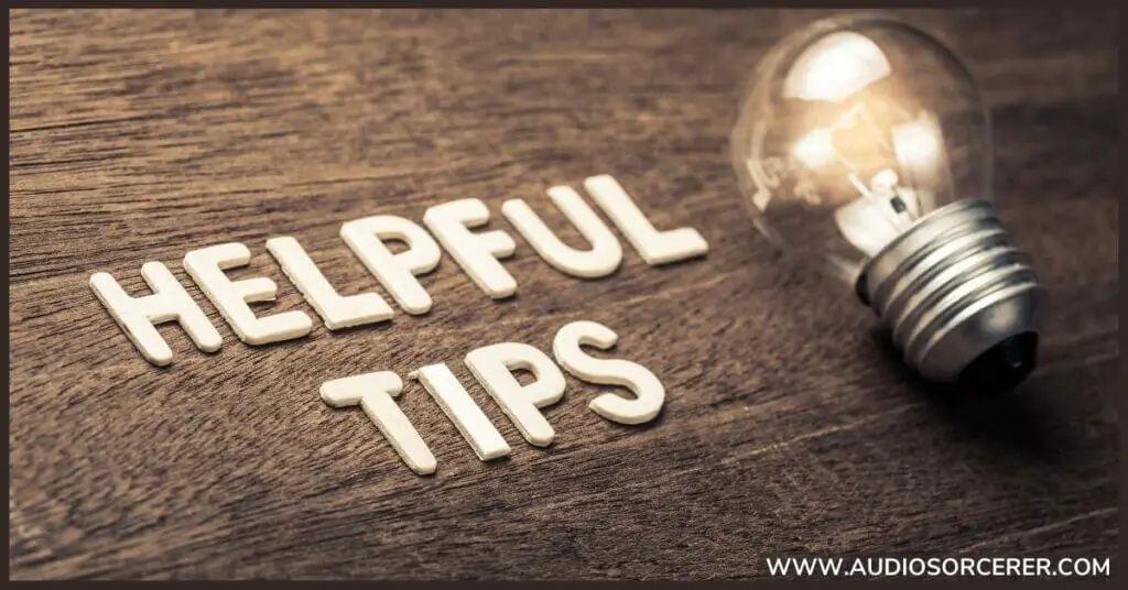 The words "helpful tips" with a light bulb next to them.